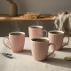 Porcelain Mug Set - 4 Pcs